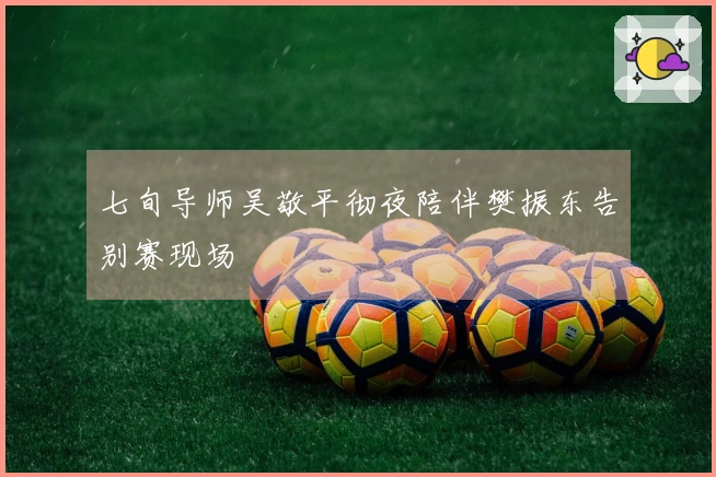 七旬导师吴敬平彻夜陪伴樊振东告别赛现场